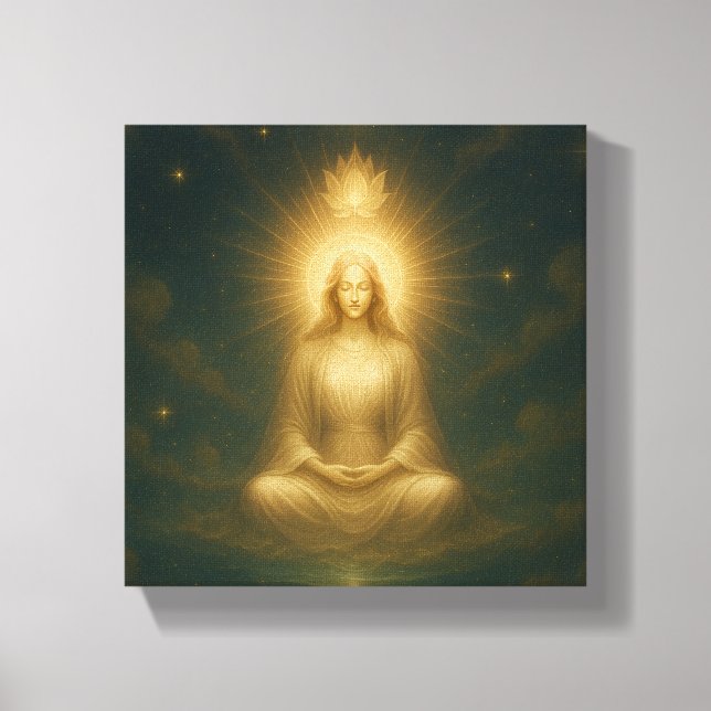 Impressão Em Tela Arte de Parede Iluminação Celestial (Frente)