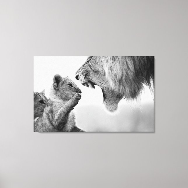 Impressão Em Tela Arte De Parede Jovem E Sem Medo (Frente)