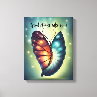 Impressão Em Tela Arte de Parede Motivacional - Coisas Boas levam te