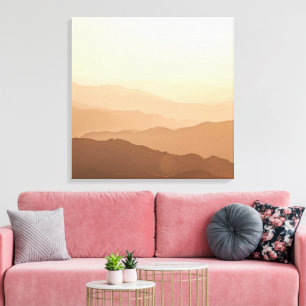 Impressão Em Tela Arte de Parede Paisagem Montanhosa – Natureza Sere