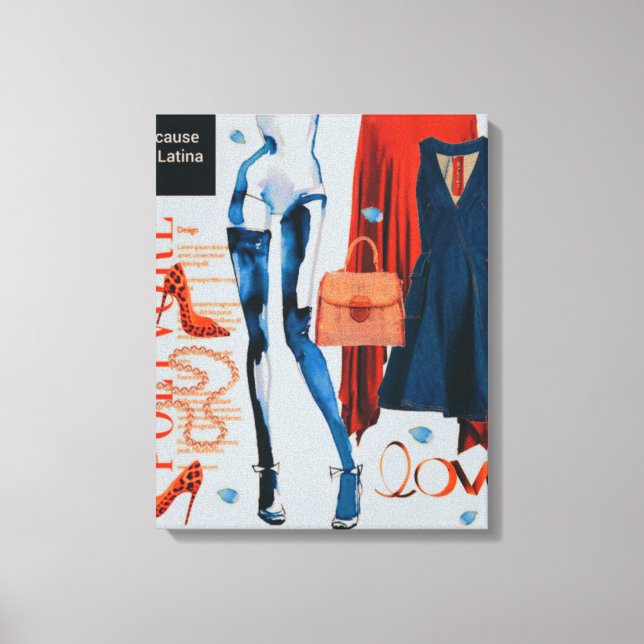 Impressão Em Tela Arte de Parede Personalizada: Presente do Amor (Frente)