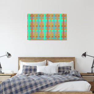 Impressão Em Tela Arte de parede riscada.