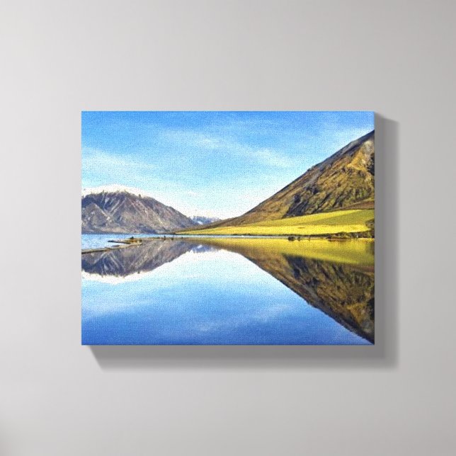 Impressão Em Tela Arte de Parede Stuning Mountain Landscape (Frente)