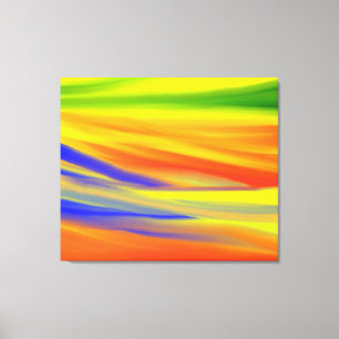 IMPRESSÃO EM TELA ARTE DE PINTURA DE PINTURA DO CÉU COLORIDO