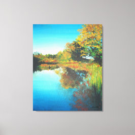 Impressão Em Tela Arte de Pintura na Paisagem do Rio