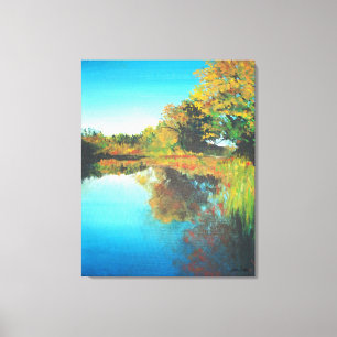Impressão Em Tela Arte de Pintura na Paisagem do Rio