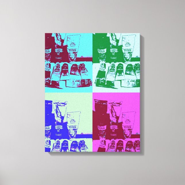 Impressão Em Tela Arte de pop de pintura artística (Frente)