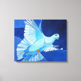 Impressão Em Tela Arte De Portas Artísticas Em Azul Ceruliano