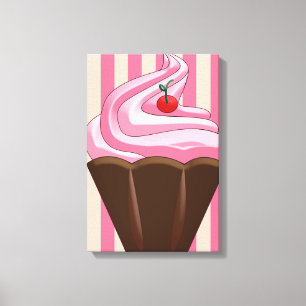Impressão Em Tela Arte de Sobremesa de Verão Doce