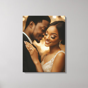 Impressão Em Tela Arte de Tela de Foto de Casamento