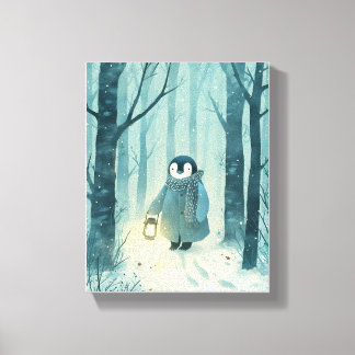 Impressão Em Tela Arte de tela para parede de berçário de inverno de