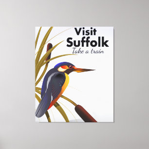 Impressão Em Tela Arte de Viagem Antiga Suffolk Inglaterra
