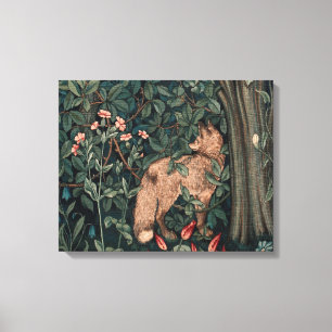 Impressão Em Tela Arte de Vida Selvagem Raposa da Vegetação de Willi