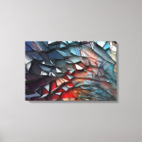 Arte de vidro quebrada por abstrato