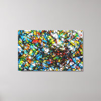 Arte de vidro quebrada por abstrato