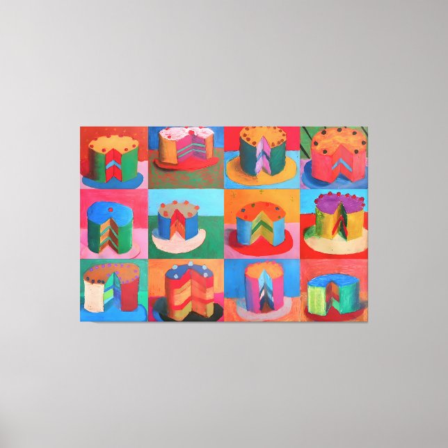 Impressão Em Tela Arte de Wayne Thiebaud (Frente)