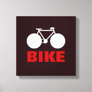 Impressão Em Tela arte decorativa de bicicleta gráfica