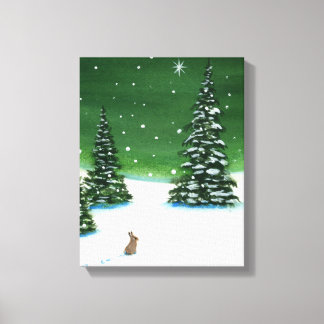 Impressão Em Tela Arte do Coelho da Maravilha Solstício de inverno p