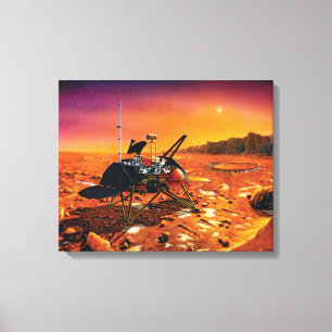 Impressão Em Tela Arte do Conceito Artístico do Mars Polar Lander da