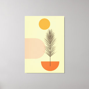 Impressão Em Tela Arte do muro de Boho