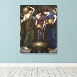 Impressão Em Tela Arte do Victorian do vintage, o Danaides pelo