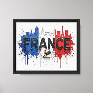 Impressão Em Tela Arte em Estilo de Pintura a Óleo da Cidade do Fute