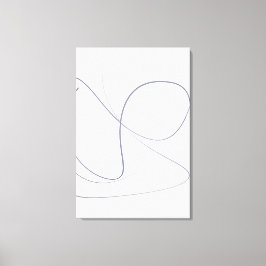 Impressão Em Tela Arte em Linha Abstrata Minimalista em Movimento To