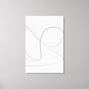 Impressão Em Tela Arte em Linha Abstrata Minimalista em Movimento To
