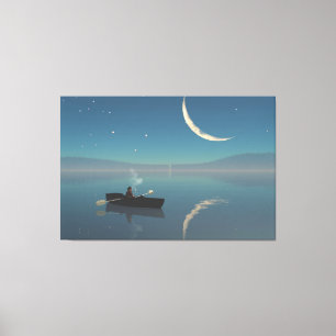 Impressão Em Tela Arte em tela 60"x40" com imagem "Pacífica"