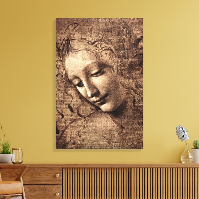 Impressão Em Tela Arte em Tela da Renascença Leonardo La Scapigliata (Insitu(Sala de estar))