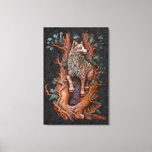 Impressão Em Tela Arte em Tela de Escultura Florestal