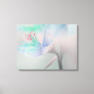 Impressão Em Tela Arte em Tela de Flor Velada Silenciada