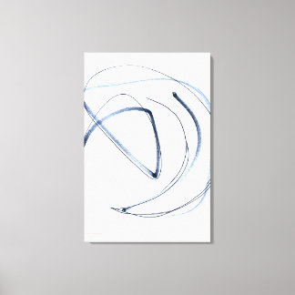 Impressão Em Tela Arte em Tela Minimalista de Linha Abstrata em Movi