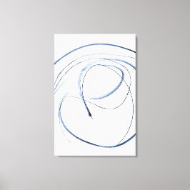 Impressão Em Tela Arte em Tela Minimalista de Linha Abstrata em Movi