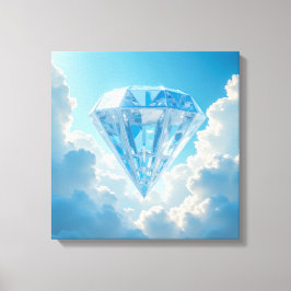Impressão Em Tela Arte em Tela (Óvni em forma de Diamante)