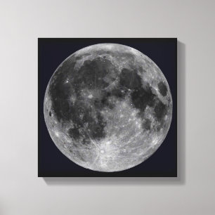Impressão Em Tela ARTE ESPACIAL nº 22 da nossa lua