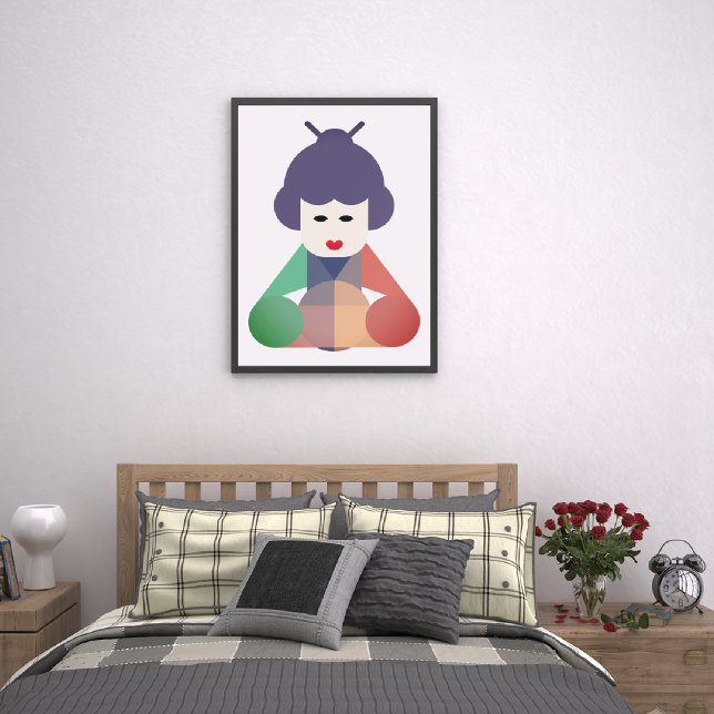 Impressão Em Tela Arte feminina chinesa (Criador carregado)