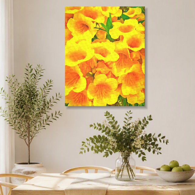 Impressão Em Tela Arte Flor Tropical Copa de Oro (Criador carregado)
