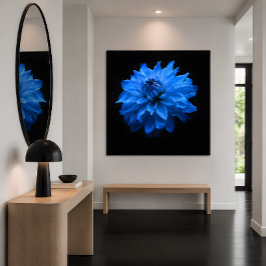 Impressão Em Tela Arte Floral em Tela Blue Dahlia