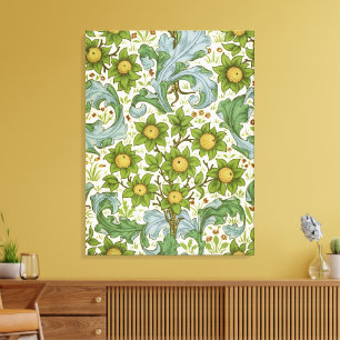 Impressão Em Tela Arte Floral Orchard Green de William Morris