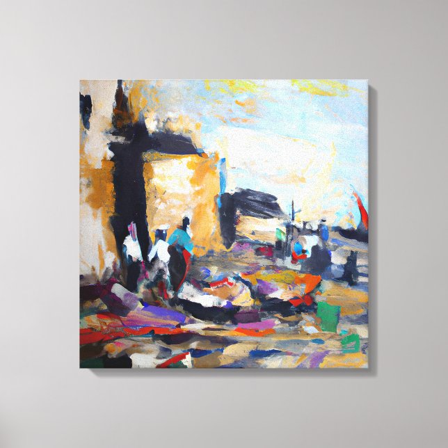 Impressão Em Tela arte gerada por ai (Frente)