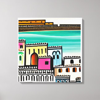 Impressão Em Tela arte gerada por ai