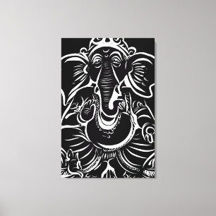 Impressão Em Tela ARTE GRÁFICA da PAREDE de 2FT x de 3FT GANESH