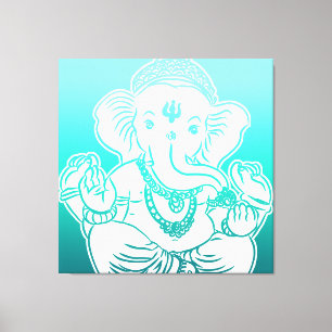 Impressão Em Tela ARTE GRÁFICA da PAREDE de 3FT x de 3FT GANESH