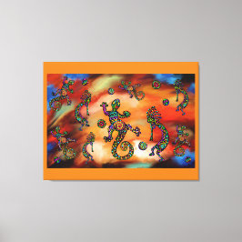 Impressão Em Tela Arte Kokopelli