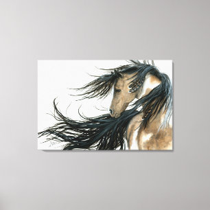 Impressão Em Tela Arte majestosa do cavalo do Pinto por Bihrle