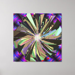 Impressão Em Tela Arte Mandala