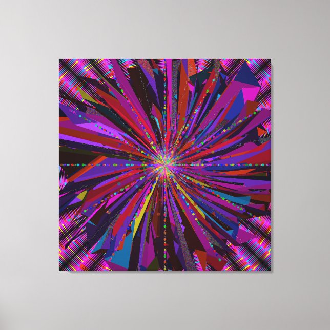 Impressão Em Tela Arte Mandala (Frente)