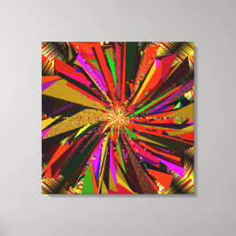 Impressão Em Tela Arte Mandala