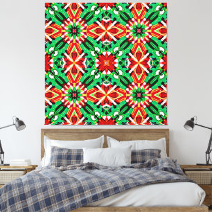 Impressão Em Tela Arte Mandala Sonho Caleidoscópio